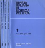 Rivista italiana di scienza politica Anno 1988 n. 1 - 2 - 3