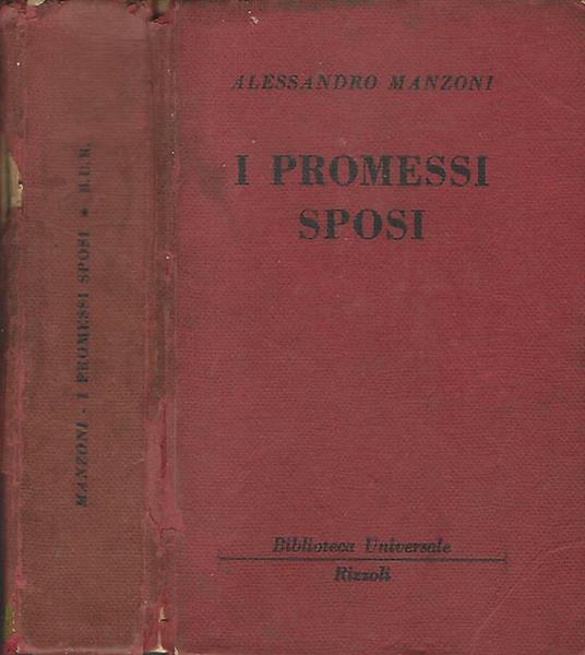 I promessi sposi - Alessandro Manzoni - copertina