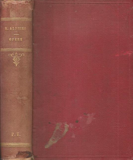 Opere - Vittorio Alfieri - copertina