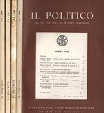 Il politico Anno 1980 n. 1 - 2 - 3 - 4. Rivista italiana di scienze politiche