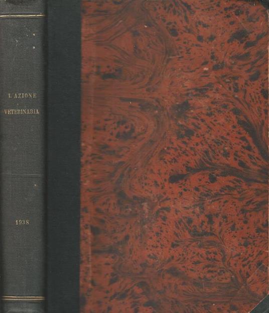 L' azione veterinaria Anno VII dal numero 1 al numero 24 - copertina