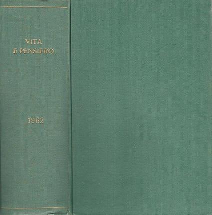 Vita e Pensiero. Rassegna italiana di cultura - copertina