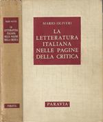 La letteratura italiana nelle pagine della critica