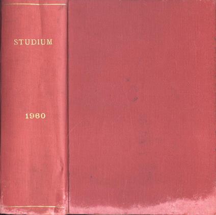 Studium Anno 1960 - copertina