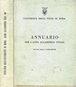 Annuario per l'anno accademico 1959-60