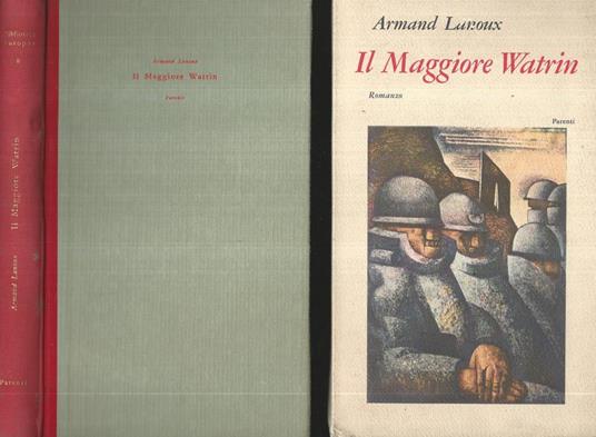 Il Maggiore Watrin - Armand Lanoux - copertina