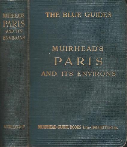 Muirhead's Paris and its Environs - copertina
