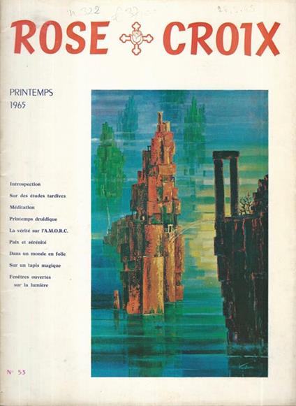 Rose Croix Printemp 1965 - copertina