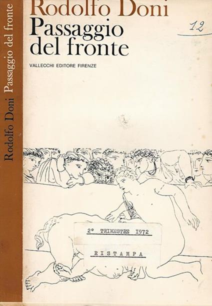 Passaggio del fronte. Diario di un cinquantenne - Rodolfo Doni - copertina