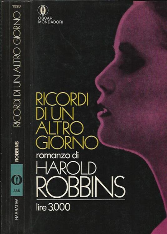 Ricordi di un altro giorno - Harold Robbins - copertina