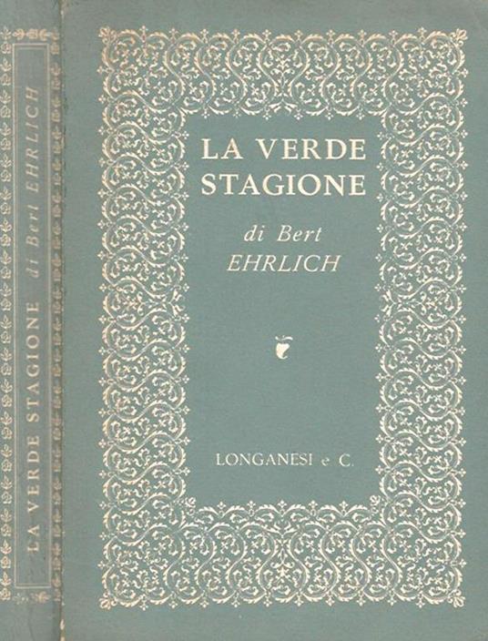 La verde stagione - Bert Ehrlich - copertina