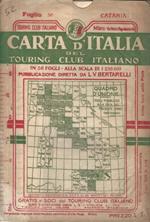 Carta d'Italia. Foglio 56. Catania