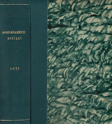 Aggiornamenti sociali 1971 - copertina