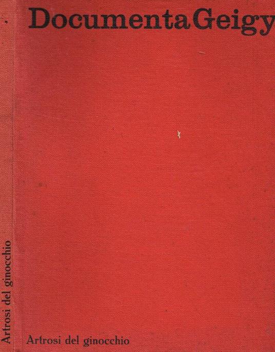Documenta Geigy. Artrosi del ginocchio - copertina