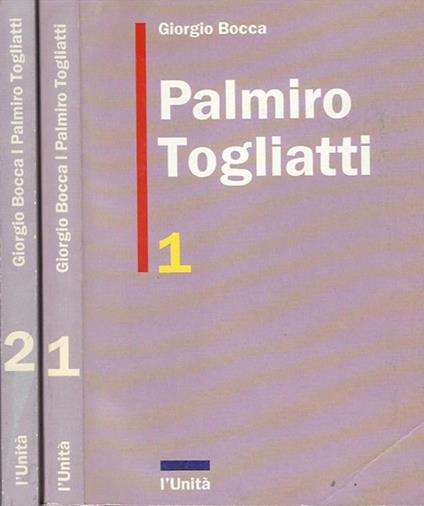 Palmiro Togliatti - Giorgio Bocca - copertina