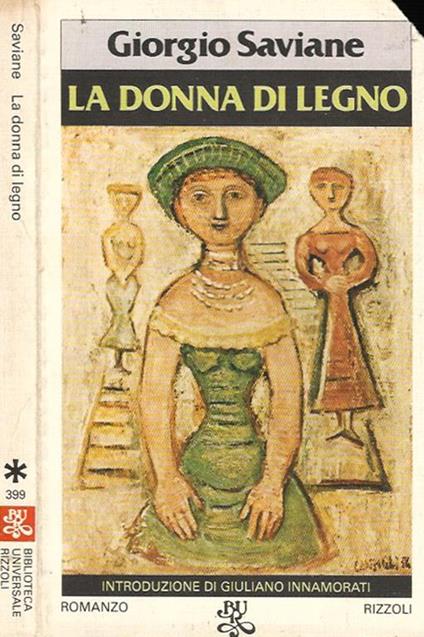 La donna di legno - Giorgio Saviane - copertina