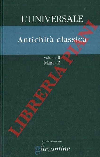 Antichità classica. L’Universale. La grande enciclopedia tematica - copertina