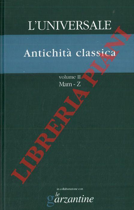 Antichità classica. L’Universale. La grande enciclopedia tematica - copertina
