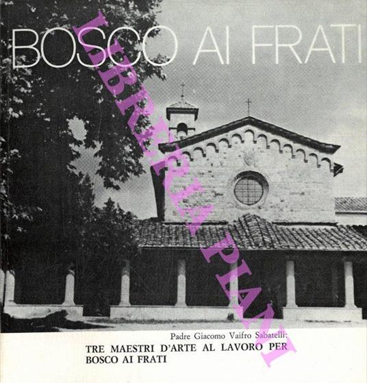 Bosco ai Frati. Tre maestri d'arte al lavoro per Bosco ai Frati - Giacomo Vaifro Sabatelli - copertina