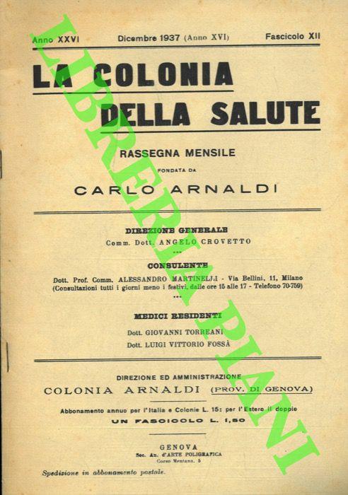 La Colonia della Salute - Carlo Arnaldi - copertina