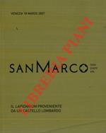 Il lapidarium proveniente da un castello lombardo. Domenica 18 marzo 2007 Cà Vendramin Calergi (Casinò di Venezia)