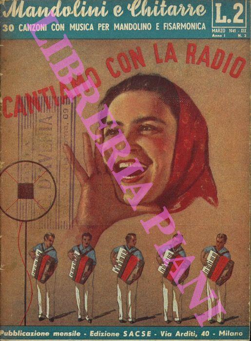 Mandolini e chitarre. 30 canzoni con musica per mandolino e fisarmonica - copertina