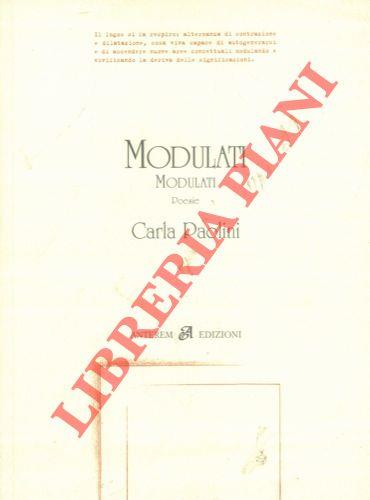 Modulati modulati. Poesie. Postfazione di Gio Ferri. Disegno di Bruno Conte