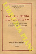 Novelle a spunto manzoniano di un discepolo del Parini professore di A. Manzoni