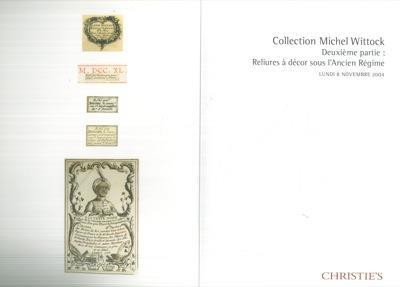 Reliures à décor sous l'Ancien Régime. Deux. partie de la Collection M. Wittock - copertina