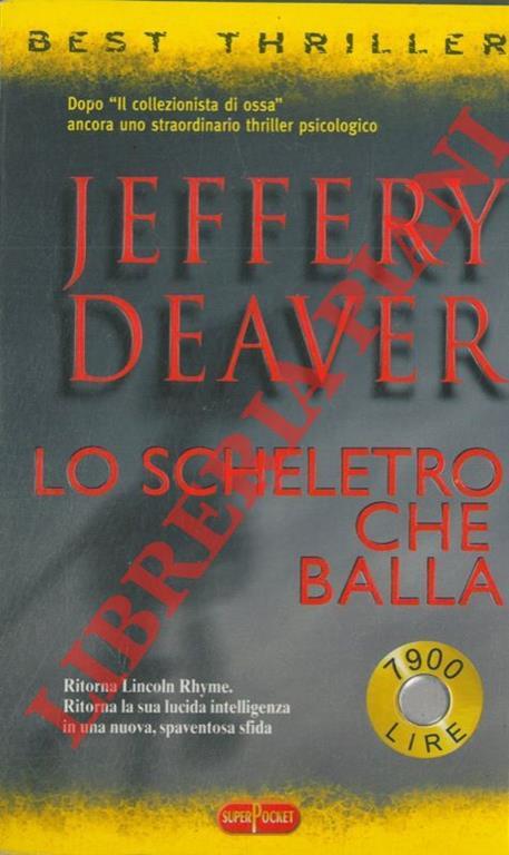 Lo scheletro che balla - Jeffery Deaver - copertina