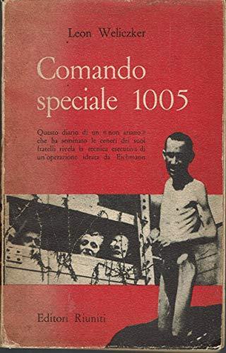 Comando speciale 1005 - Leon Weliczker - copertina