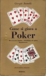 Come si gioca a Poker