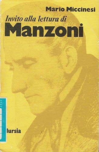 Invito alla lettura di Manzoni - Mario Miccinesi - copertina