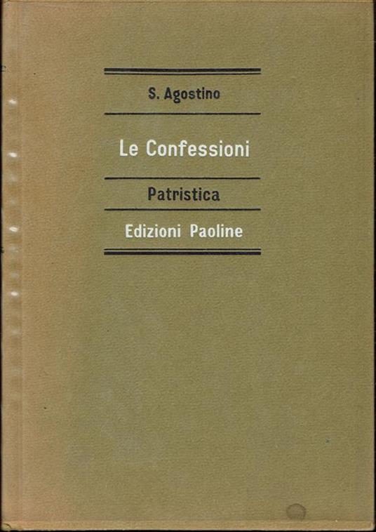 Le Confessioni - Agostino (sant') - copertina