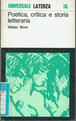 Poetica, critica e storia letteraria