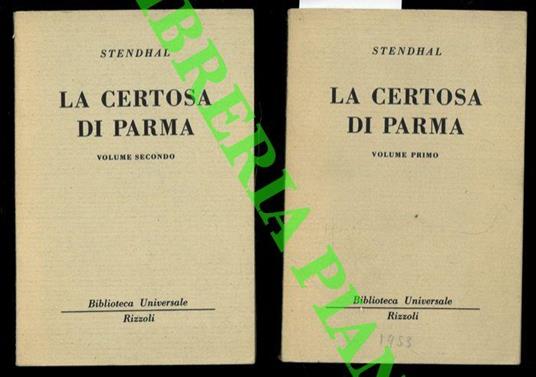 La Certosa di Parma - Stendhal - copertina