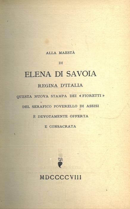 I Fioretti di Sancto Francesco. Illustrati da Attilio Razzolini. Giuseppe Lando Passerini traduttore - Francesco San - copertina