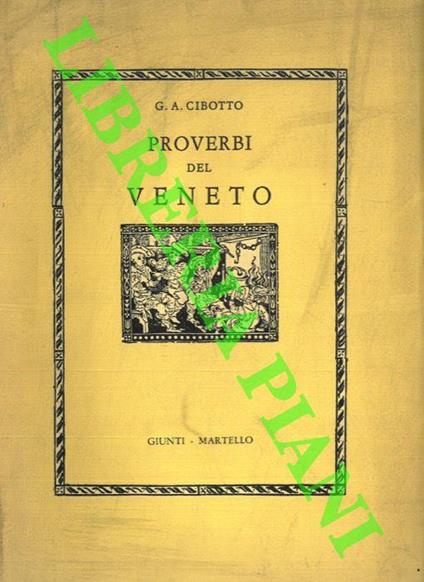 Proverbi del Veneto - copertina