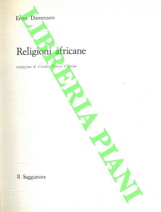 Religioni africane - Ernst Dammann - copertina