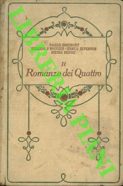 Il romanzo dei quattro - Paul Bourget - copertina