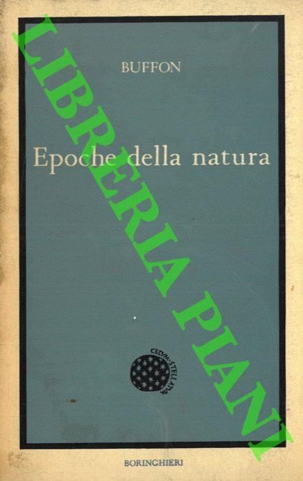 Epoche della natura - Georges-Louis Buffon de Leclerc - copertina