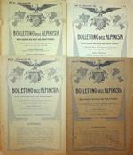 Bollettino dell’alpinista: rivista bimestrale della Società degli alpinisti tridentini: A. IV - N. 1, 2-3, 4-5, 6 - Agosto 1907 - giugno 1908