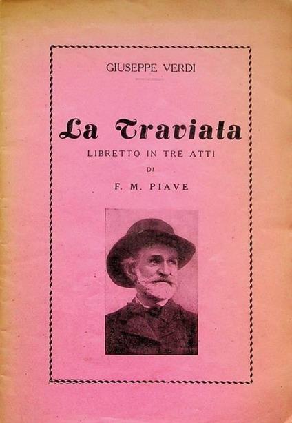 La Traviata: libretto in tre atti - Francesco Maria Piave - copertina