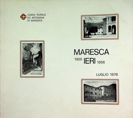 Maresca ieri, 1900-1956 - copertina