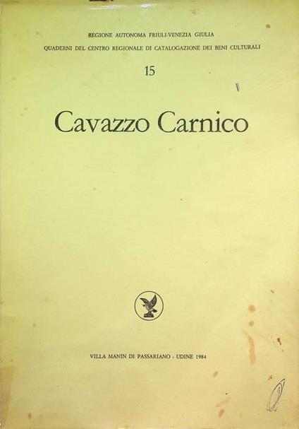 Cavazzo Carnico - copertina