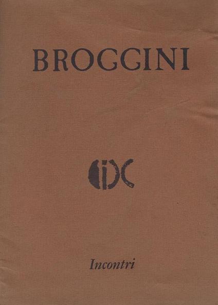 Broggini : disegni e acquarelli - copertina