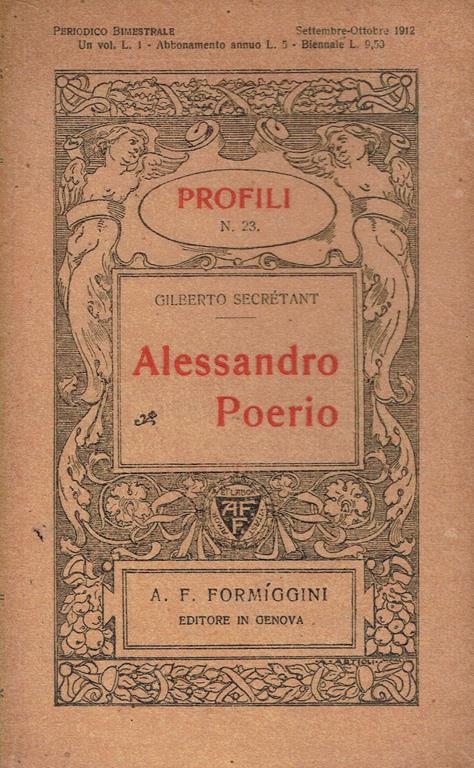 Alessandro Poerio - Gilberto Secrétant - copertina