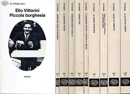 10 opere di Elio Vittorini in cofanetto - Elio Vittorini - copertina