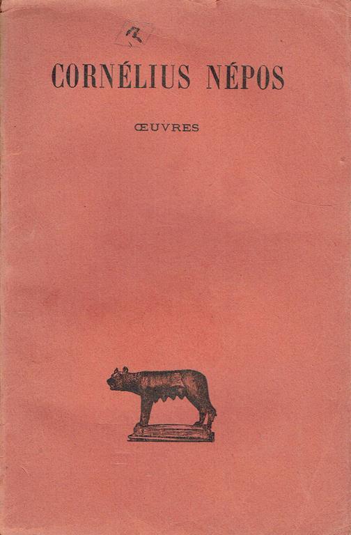 Oeuvres - Nepos Cornelius - copertina