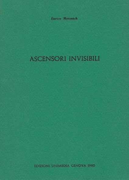Ascensori invisibili - Enrico Morovich - copertina